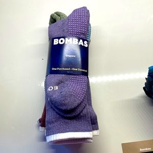 New BOMBAS men’s socks XL midweight grippers